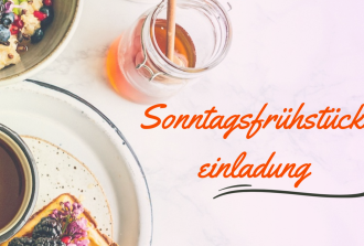 Turuncu Modern Pazar Günü Kahvaltısı Afiş